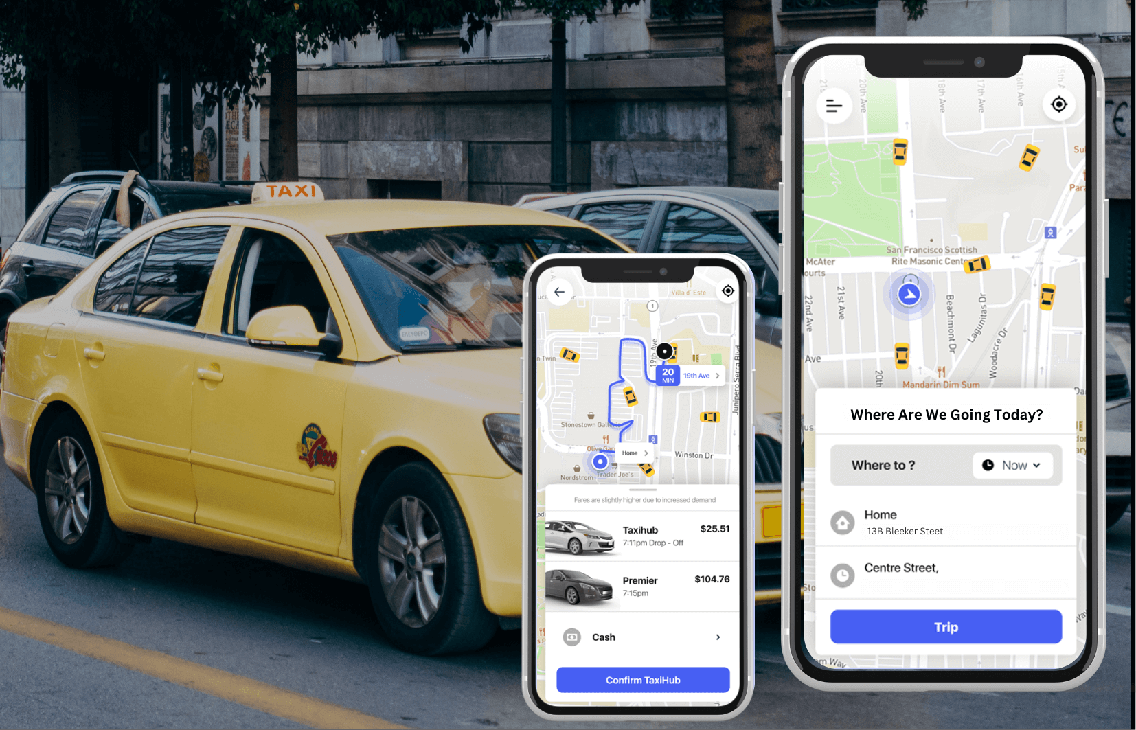 Application Development for a Transport Agency (Cab Booking App)